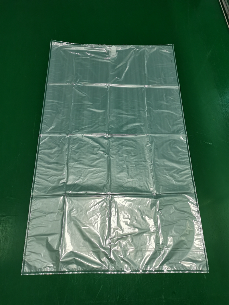 220L transparent bag in box with oil tap