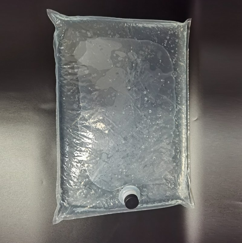 15L transparent bag in box with screw cap
