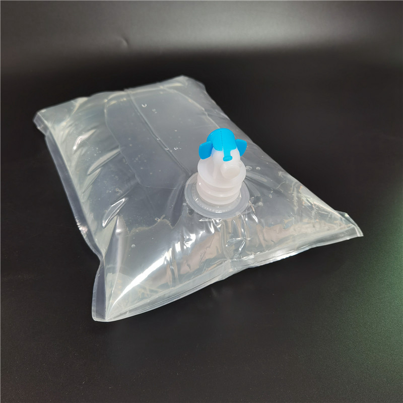  3L transparent bag in box with vitop