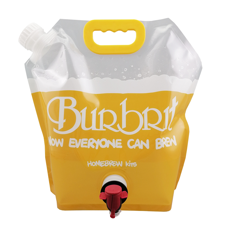 4.5L stand up spout pouch with tap