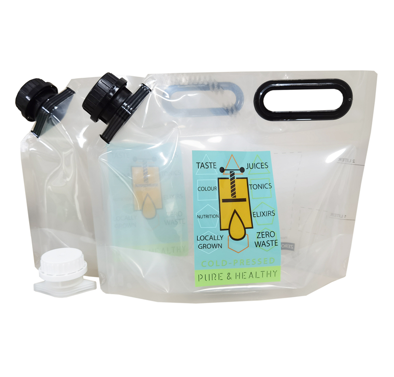 2L stand up spout pouch